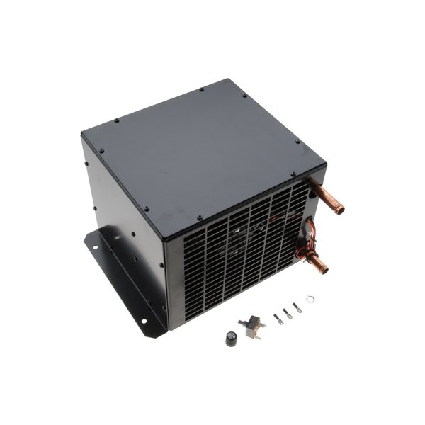 Cab & Cargo Heater Model 200 - 12V, 30,000 Btu, 5/8in. 16Mm Hose, Left Connections